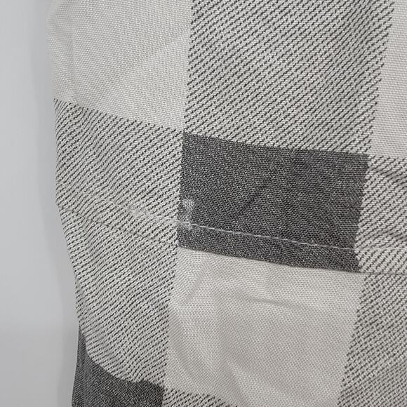 NEW Sim & Sam Women's Check Plaid Button Down Tank Top‎ Gray Size Medium - Picture 8 of 11